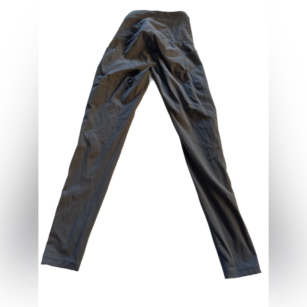 FLX Gray Stash Pocket Leggings XS - Picture 2 of 4